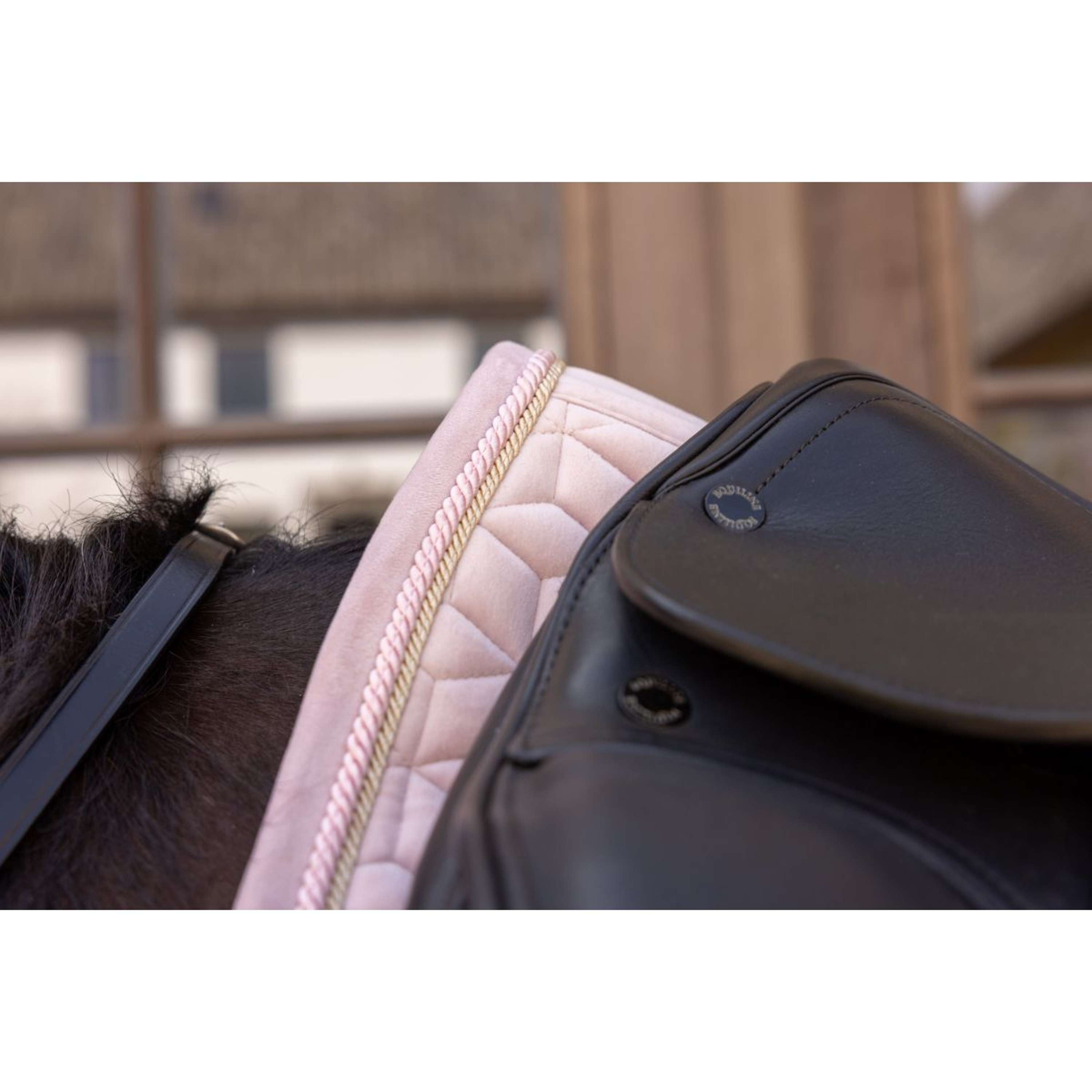Kentucky Zadeldekje Velvet Dressuur Soft Rose