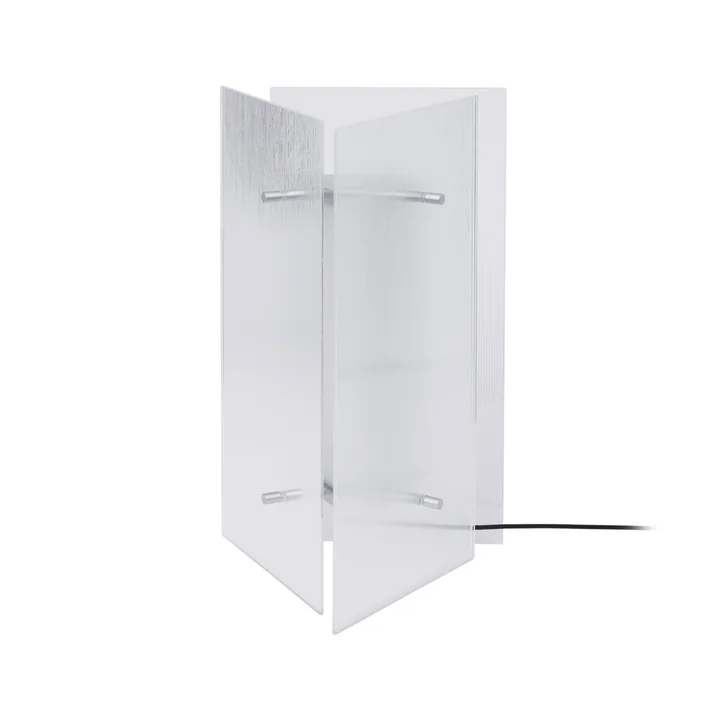 Ferm Living - Oeste LED Tischleuchte, Glas / klar