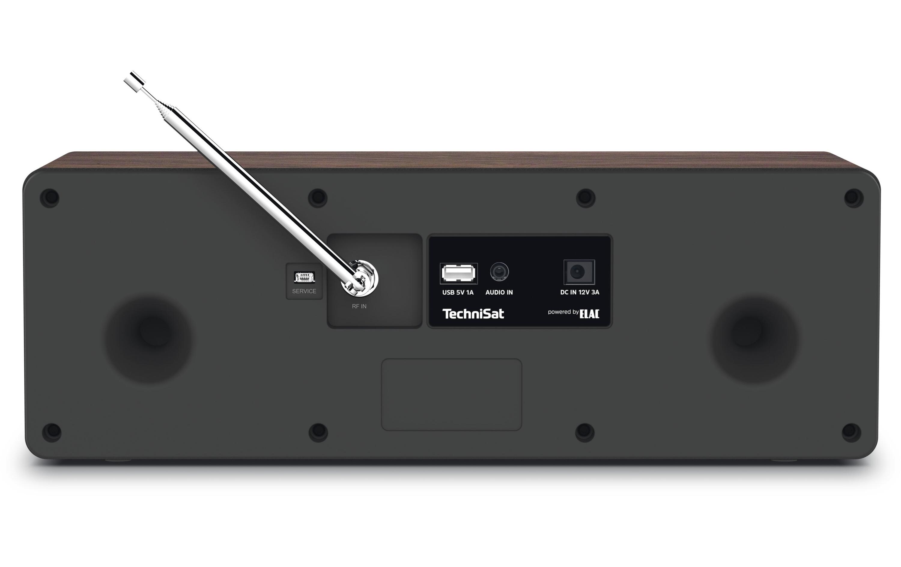 DigitRadio 3 Nussbaum<br>DAB+/UKW/CD-Stereoradio mit Bluetooth-Audiostreaming