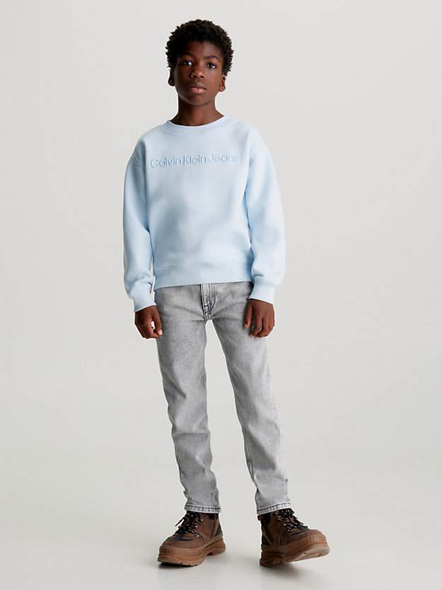 Moletom de lã com modelagem relaxada e logo