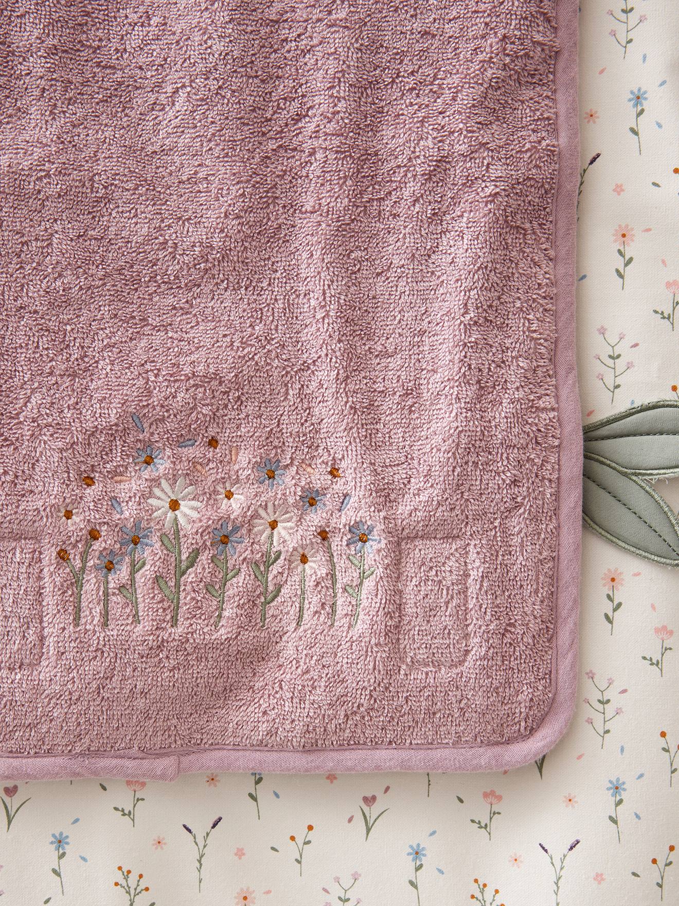 Trocador liso Dulce Provenza violeta médio com estampas