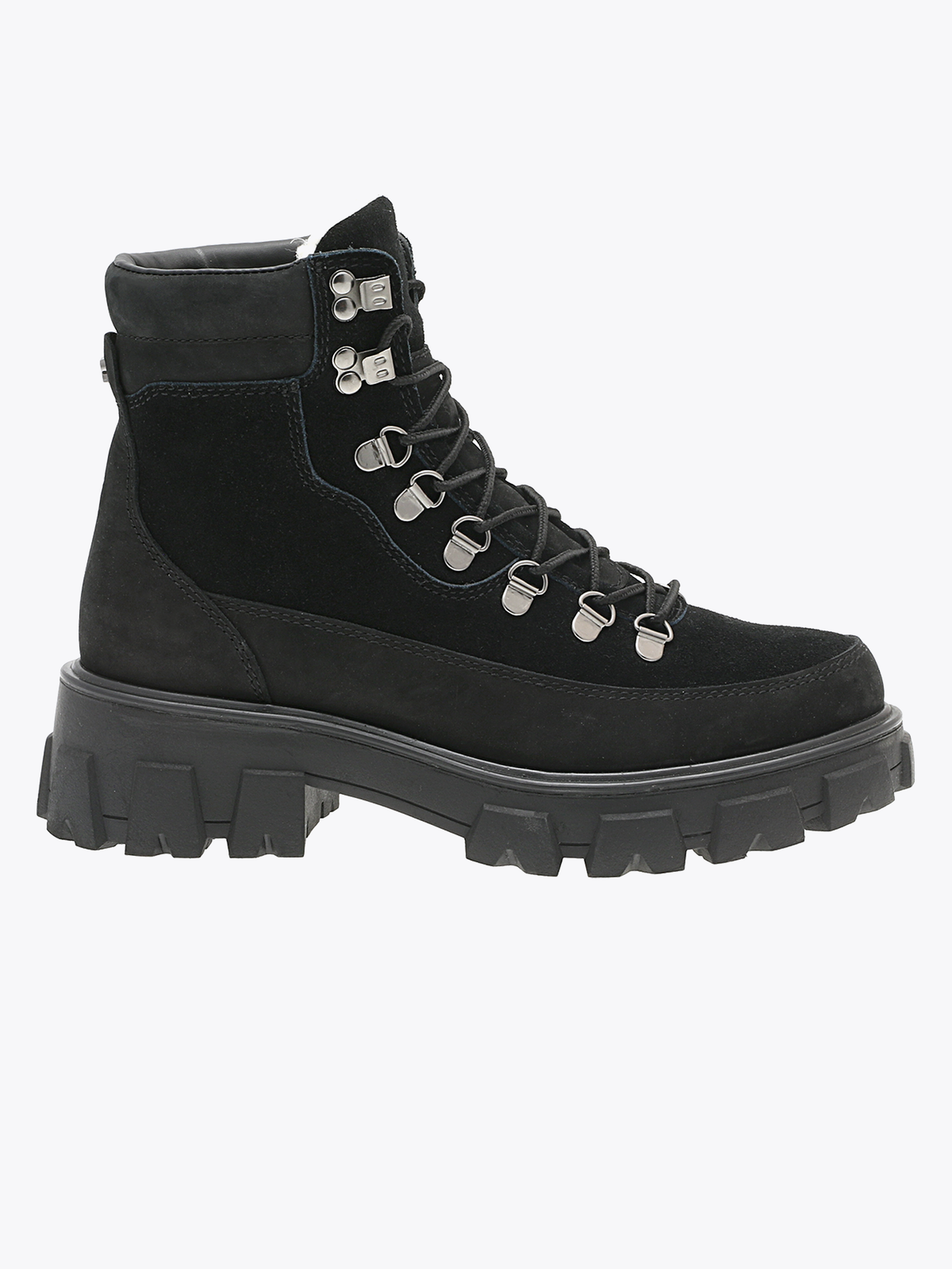 Leather Combat Boot Warm