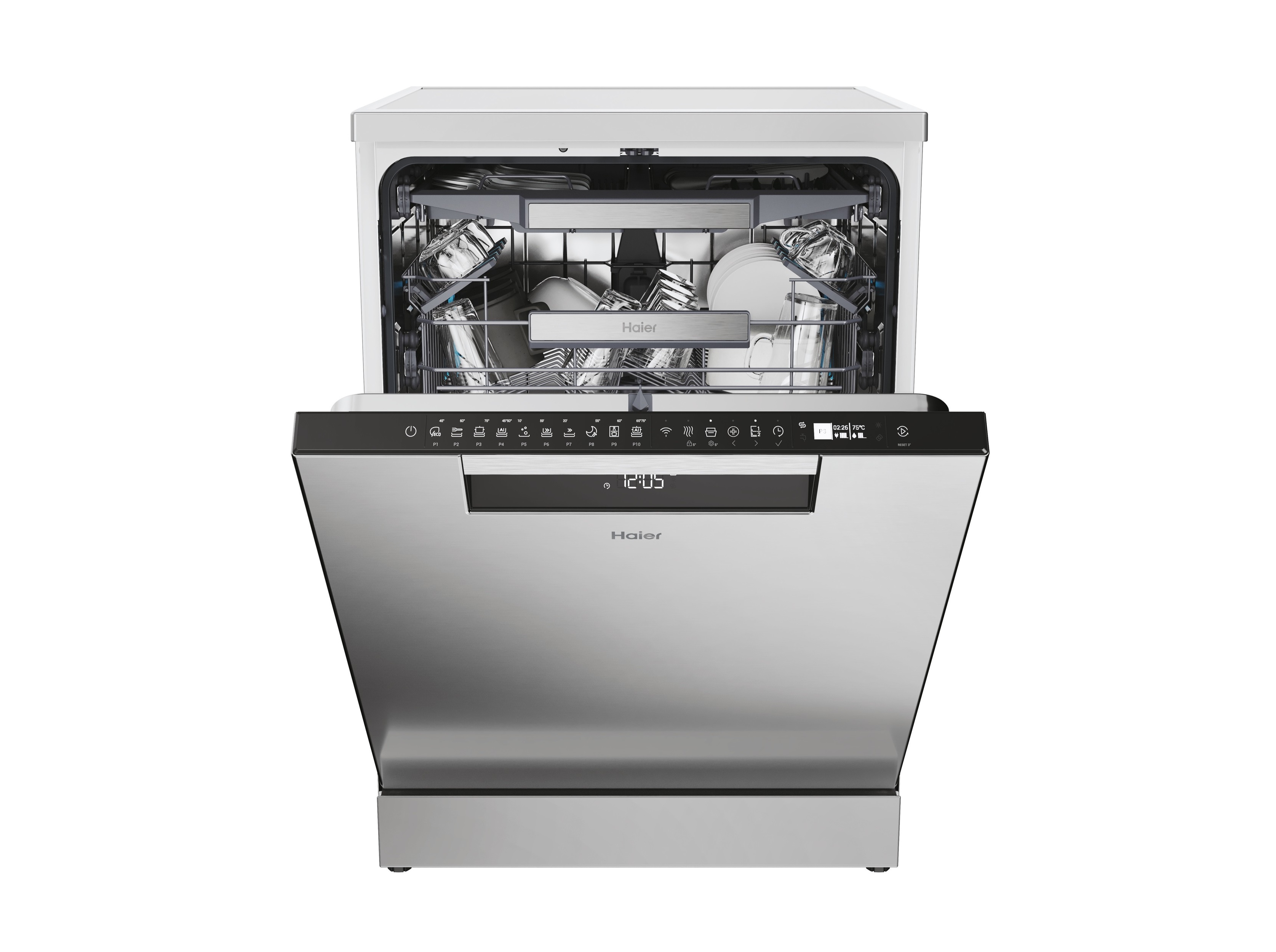 MÁQUINA DE LAVAR LOIÇA HAIER XF 6C2M1PX INOX C 16 CONJUNTOS