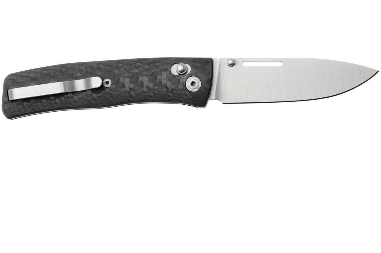 LionSteel NiNi NN1 CF M390 Satin, Full Carbon Fiber, zakmes, Gianni Pauletta design