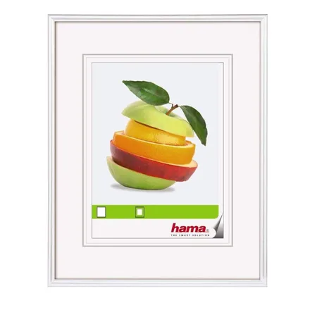 Hama Kunststoffrahmen Sevilla, weiß, 13 x 18cm
