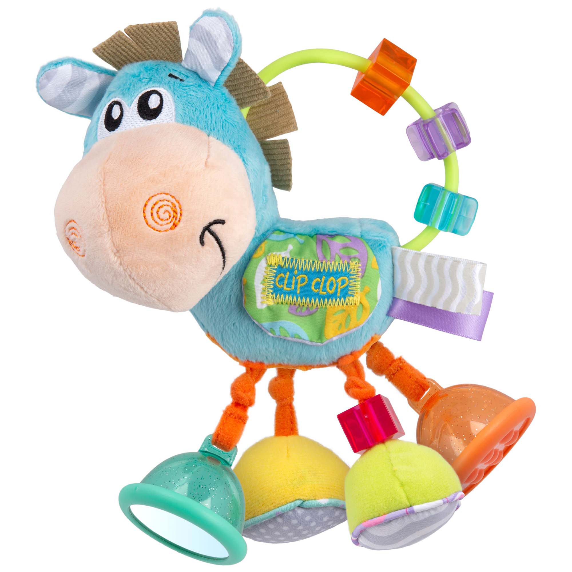 Playgro Clip Clop Activity Rattle Paard rammelaar multi