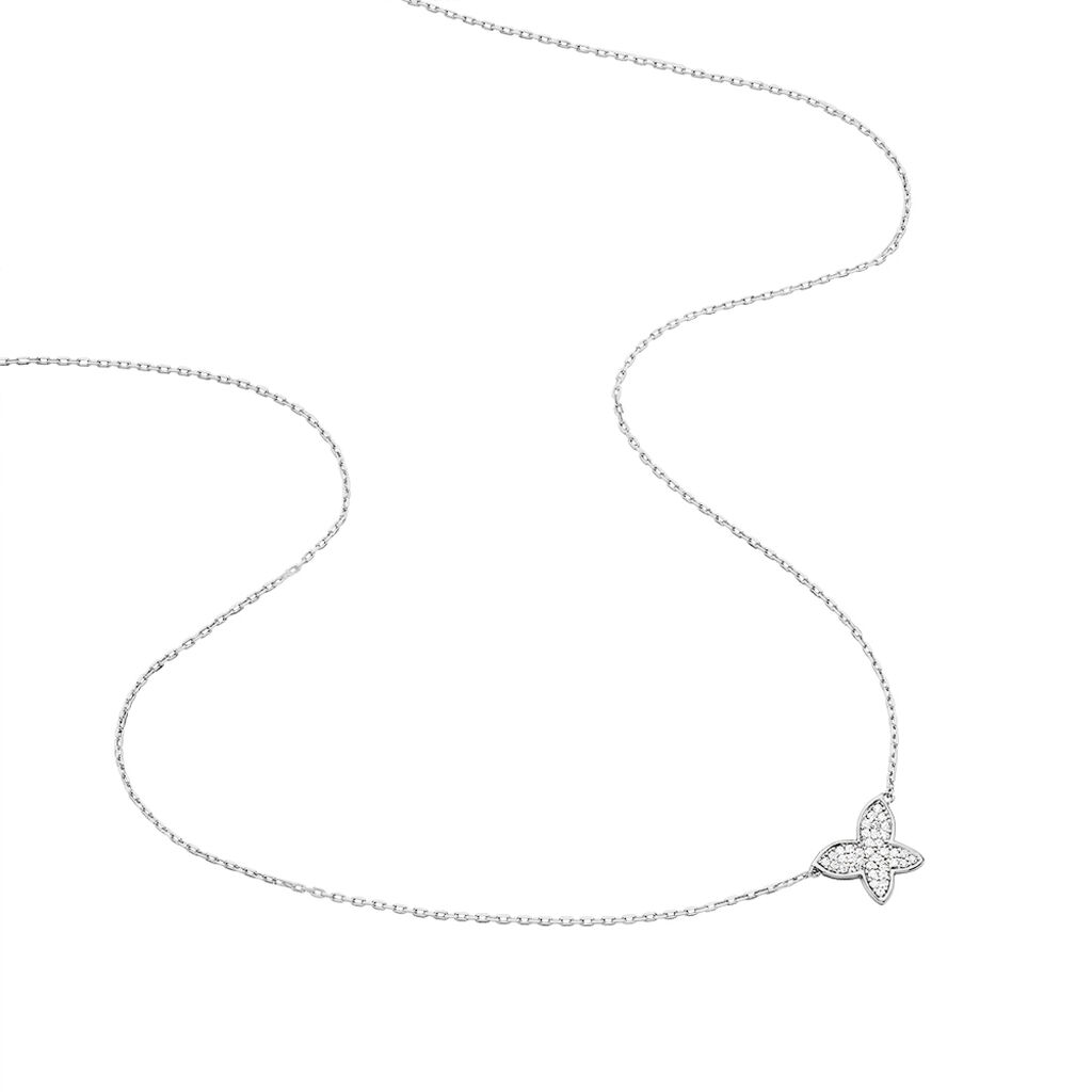 Collier Jolande Argent Blanc Oxyde De Zirconium