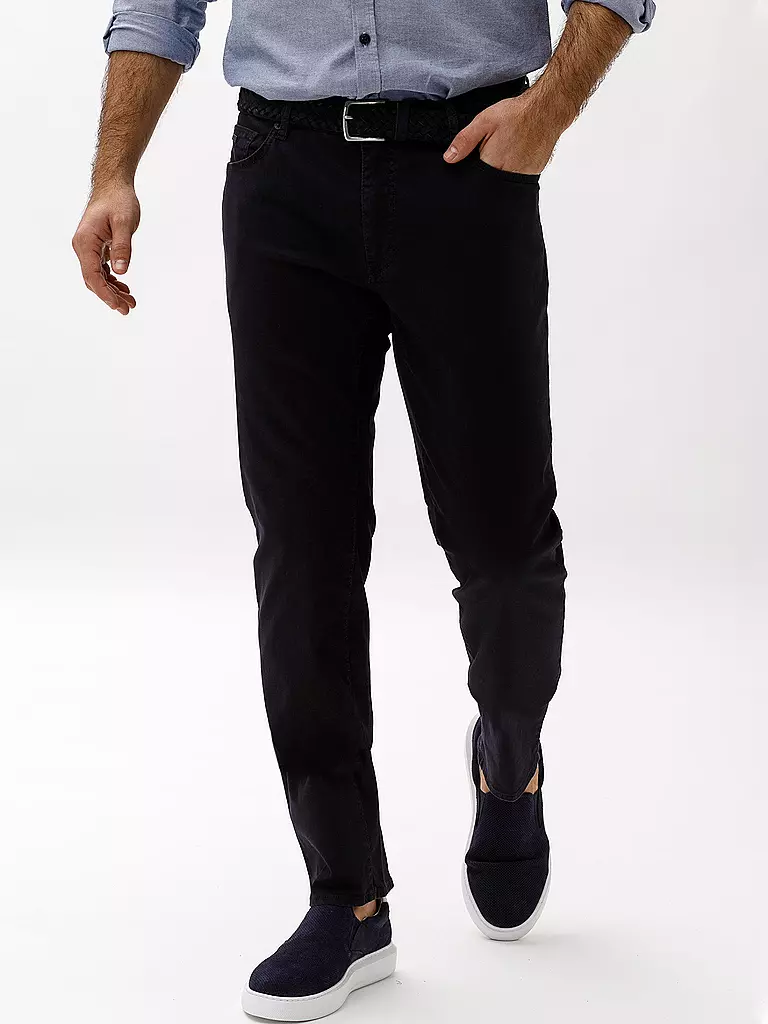BRAX Hose Straight Fit CADIZ dunkelblau