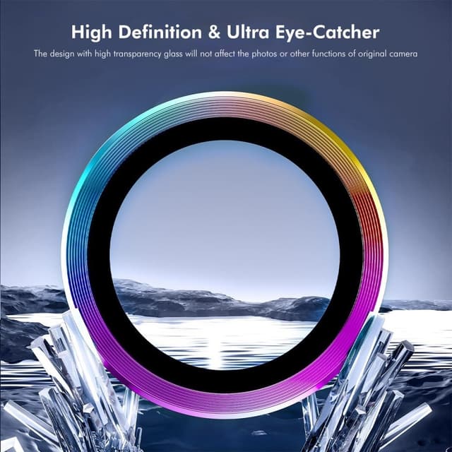 Til Samsung Galaxy S25+ Kameralinsebeskytter ENKAY Metalring Linsefilm
