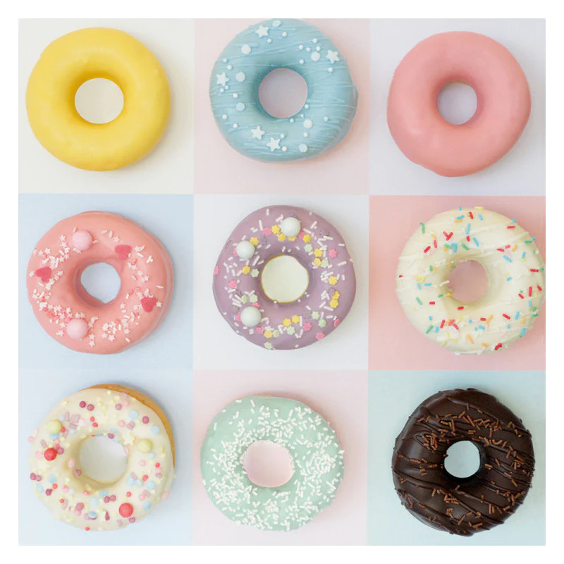 6 moules silicone donuts Scrapcooking
