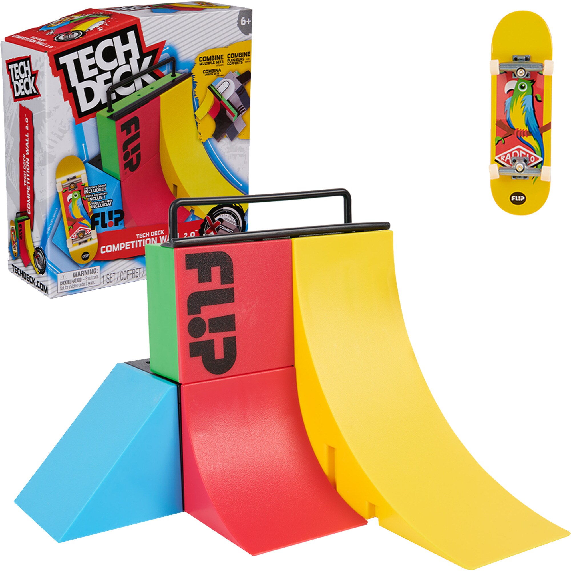 Spin Master Geschicklichkeitsspiel Tech Deck X-Connect Starter-Set - Competition Wall 2.0