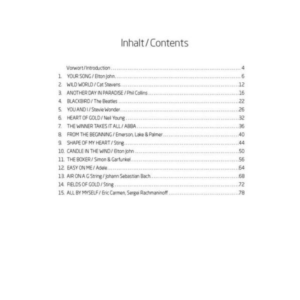 Hal Leonard Song Classics For Solo Guitar