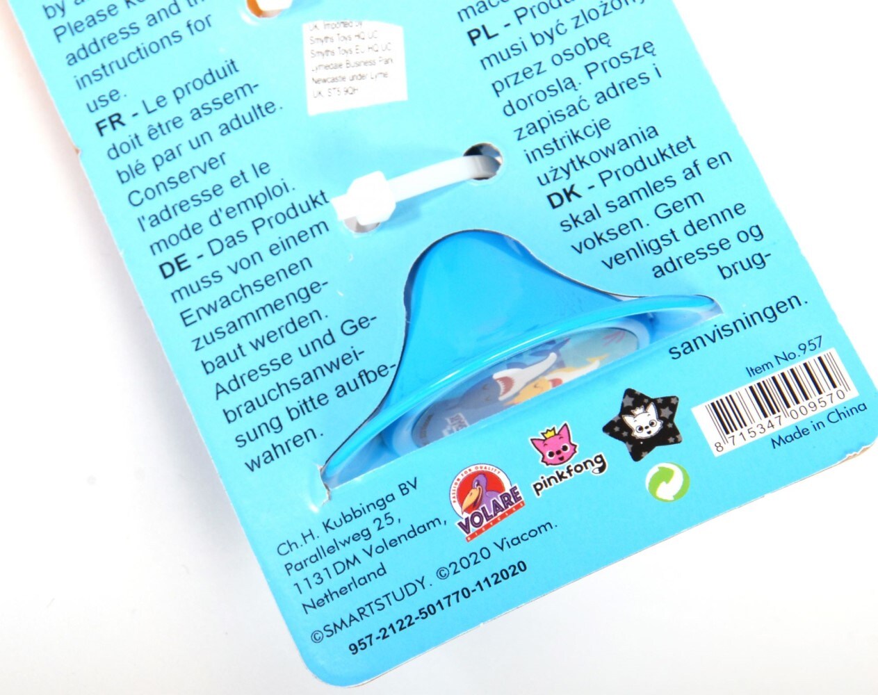 Fahrradhupe Ocean für Kinder in Blau für Kinderfahrrad