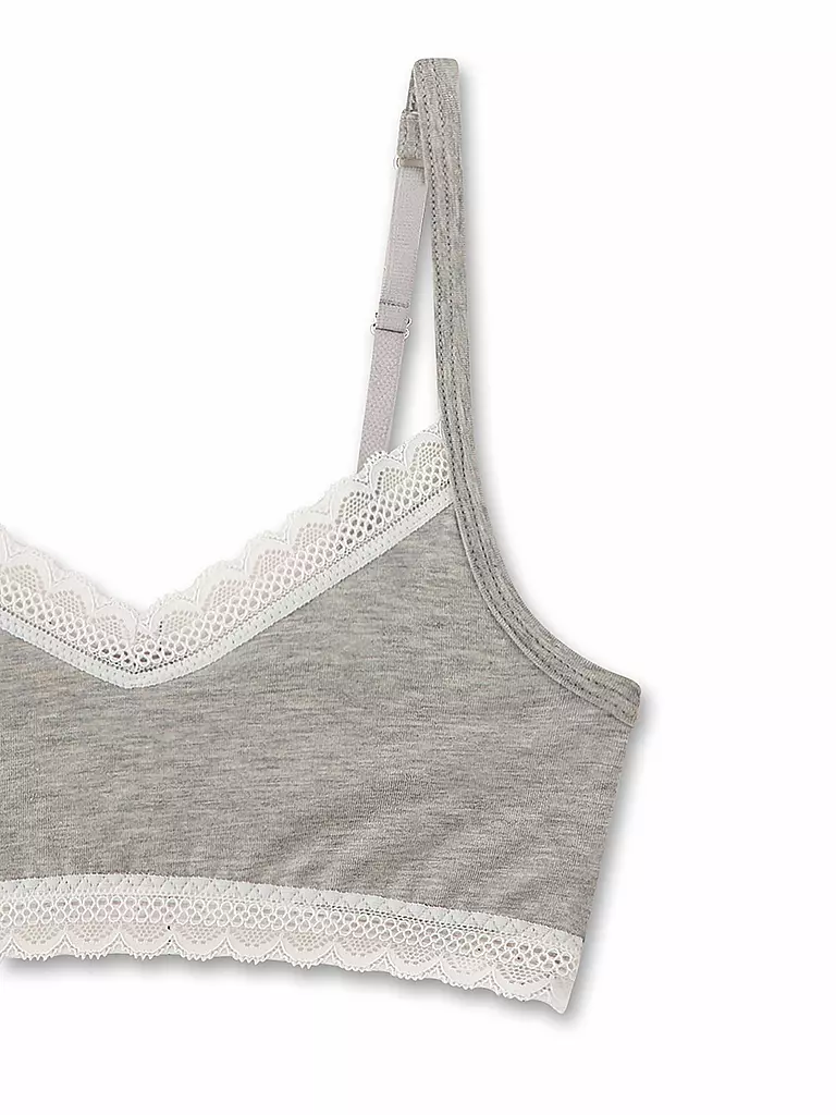 SANETTA Mädchen Bustier light grey hellgrau