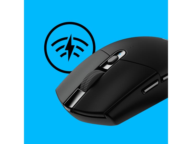 Logitech Gaming-Maus G305 Lightspeed Reaktionsschnelle, ausdauernde Wireless-Gamingmaus