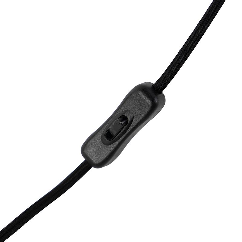 Klassiek tafellamp staal met plissé kap wit 35 cm - Simplo