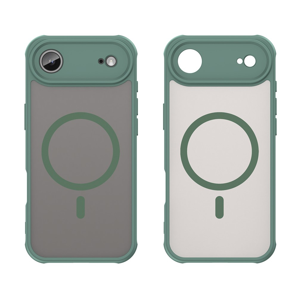 iPhone Air MagSafe Hybrid Hülle mit TPU Bumper - Grün