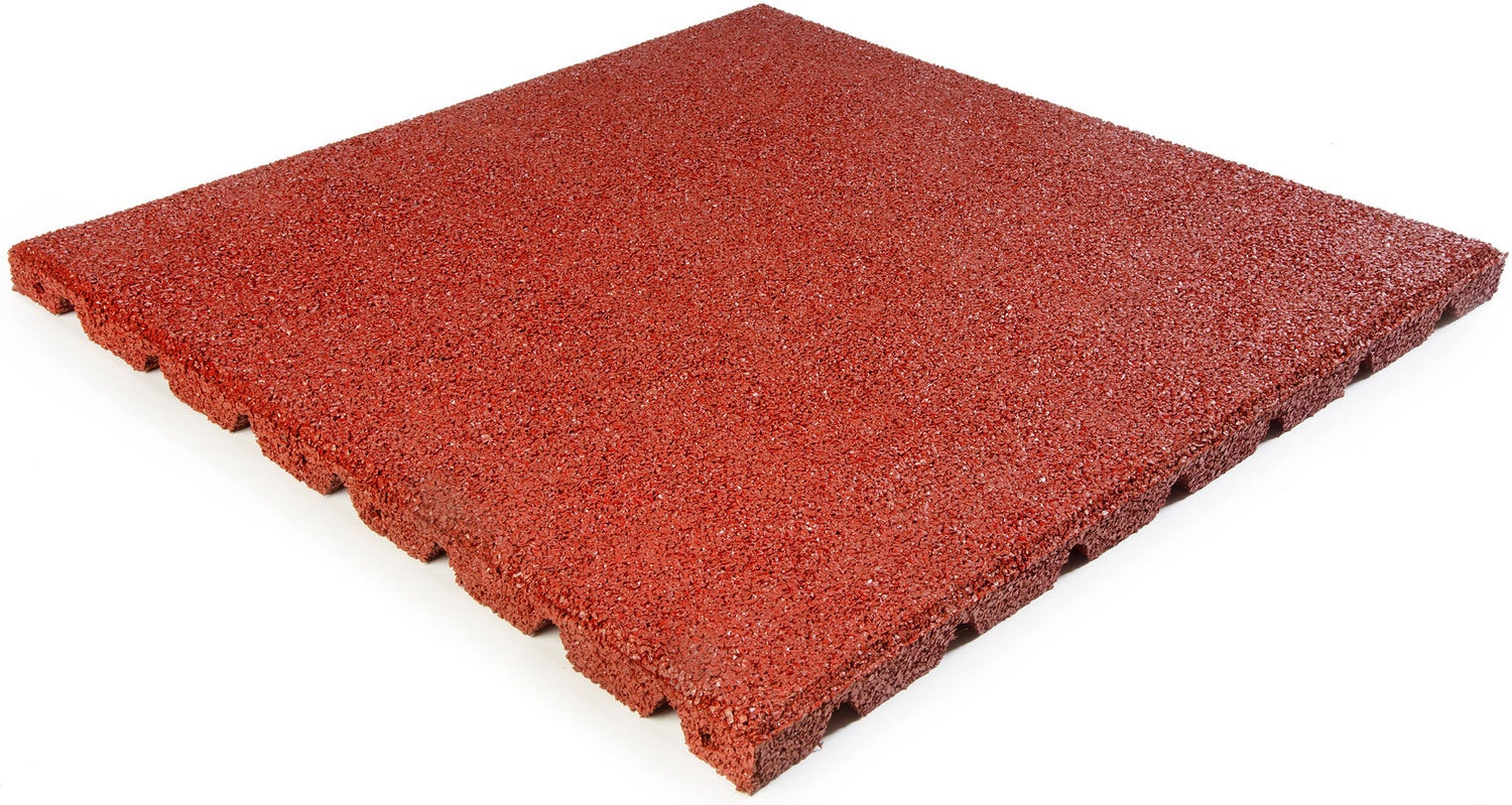 Aslon rubbertegel rood 50 x 50 x 2,5 cm