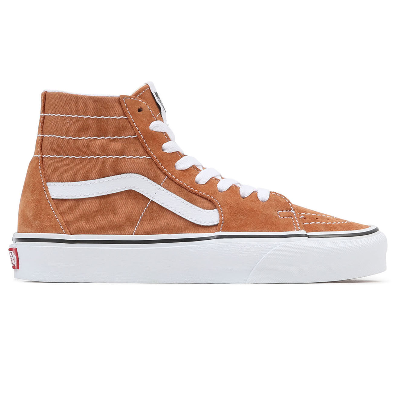Vans Sneakers en Cuir & Textile SK8-Hi Tapered cognac