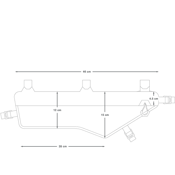 Saccoche Vélo APIDURA EXPEDITION COMPACT FRAME PACK 4.5L UNI