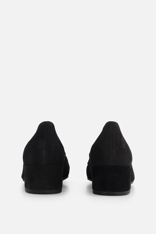 Gabor Instappers zwart Suede
