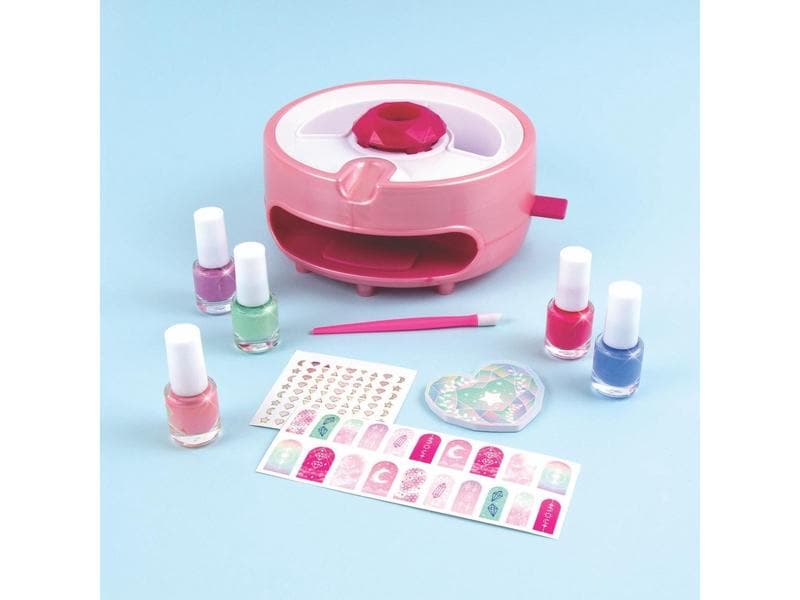 make it real Nagelstudio Maniküre-Set mit Nageltrockner für Kinder