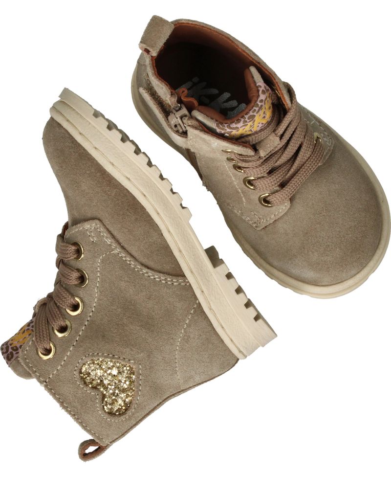 IK-KE Veterboots Beige Meisjes