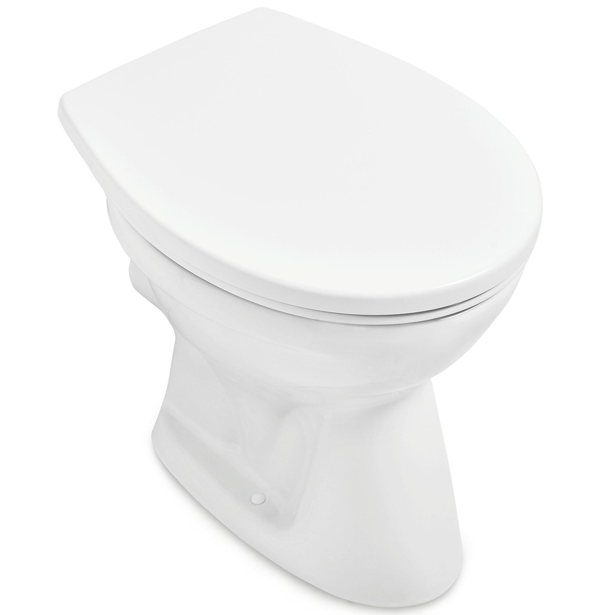 Villeroy & Boch O.novo staand randloos toilet CeramicPlus PK wit glans