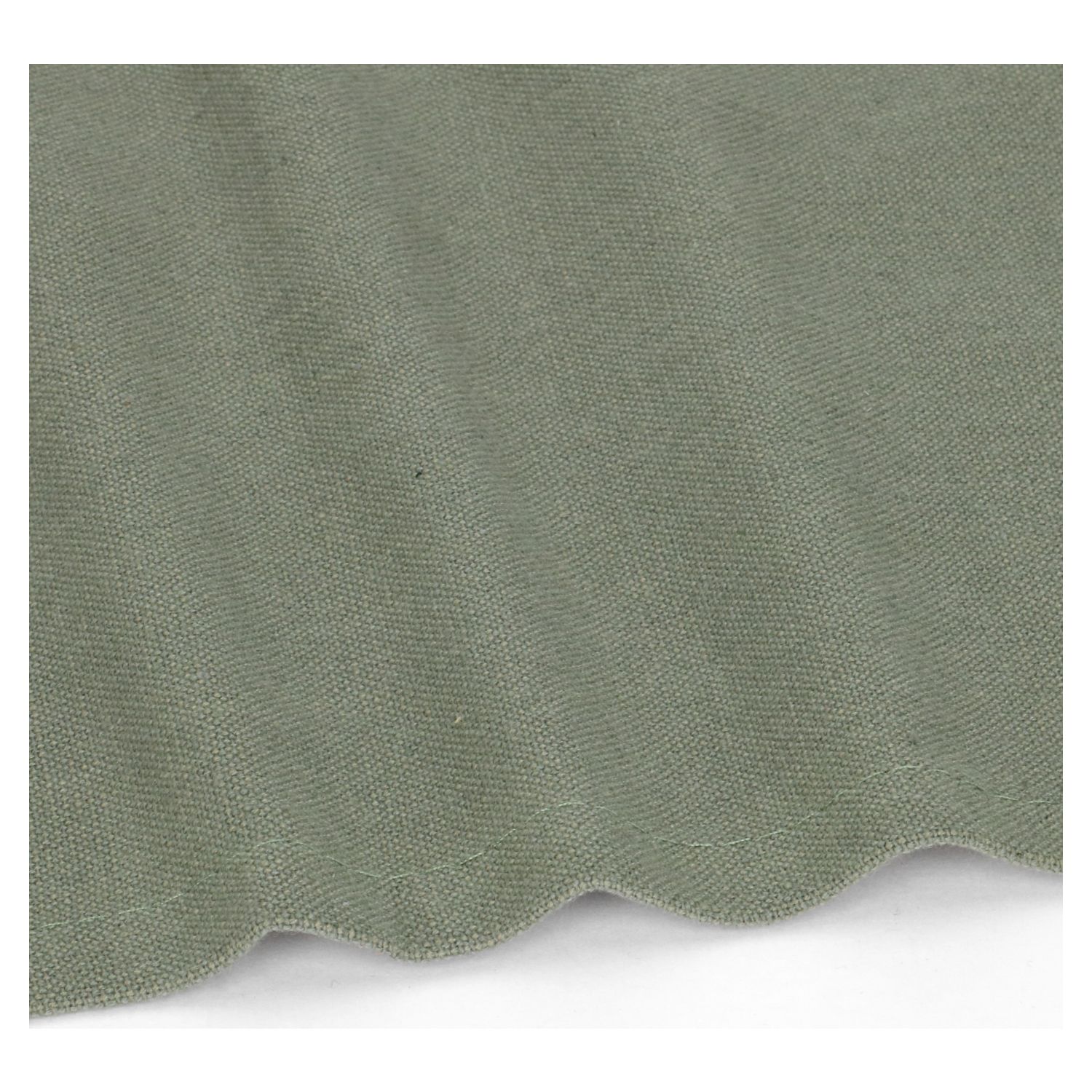 Tafelkleed extra lang, GOTS bio-katoen, tijmgroen, 145 x 350 cm