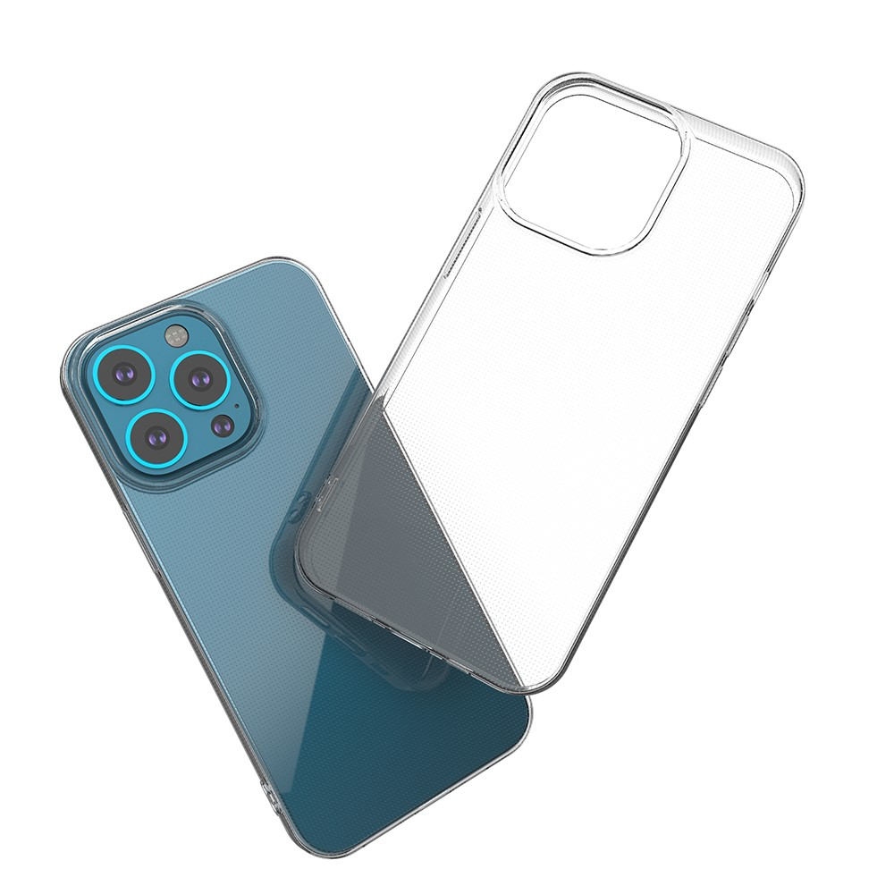 iPhone 13 Pro Gummi Case Hülle Ultra Thin 0.8mm - Transparent