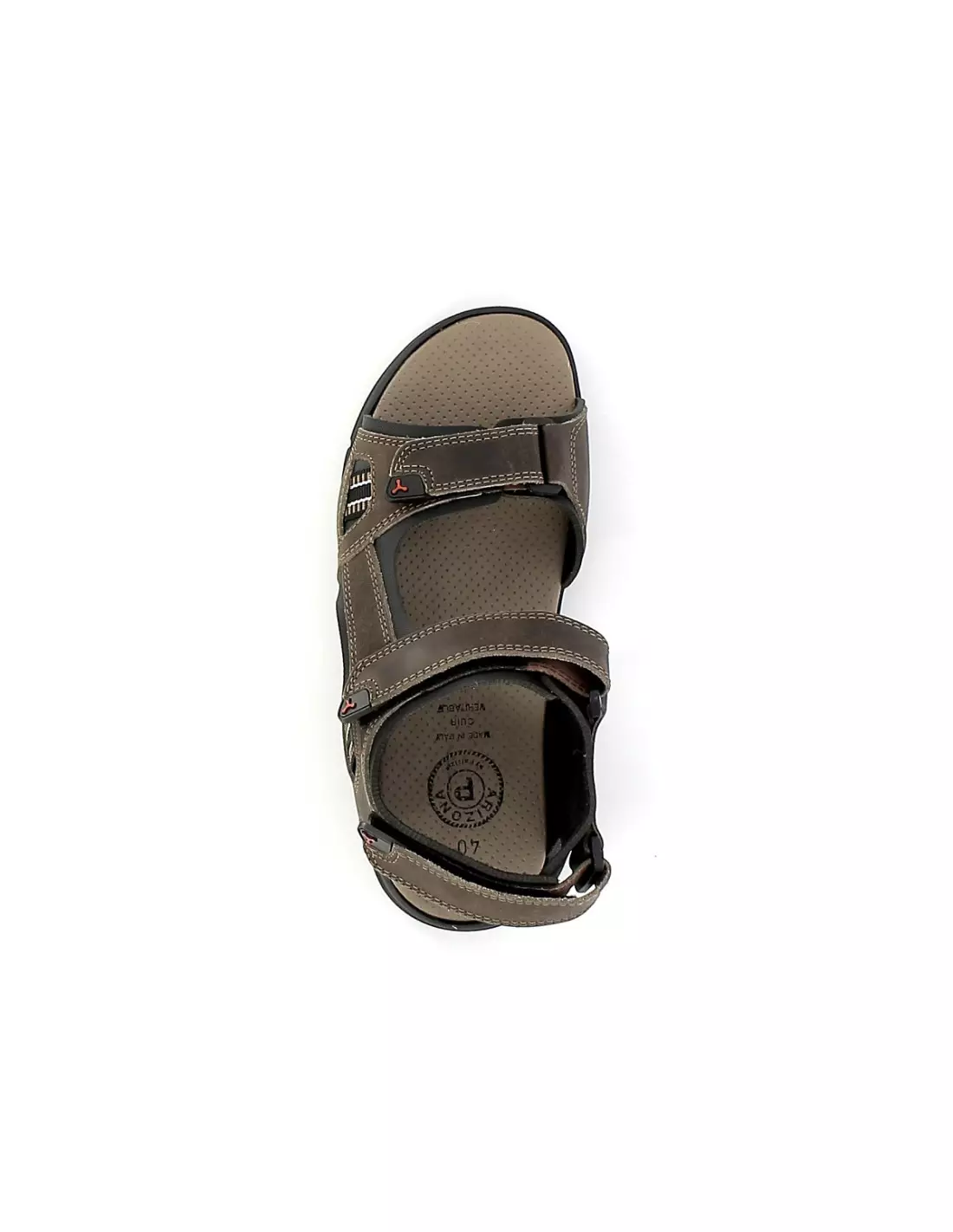 ARIZONA PASCAL BIS 7626 CUIR - Sandales, mules & nu-pieds Tdm