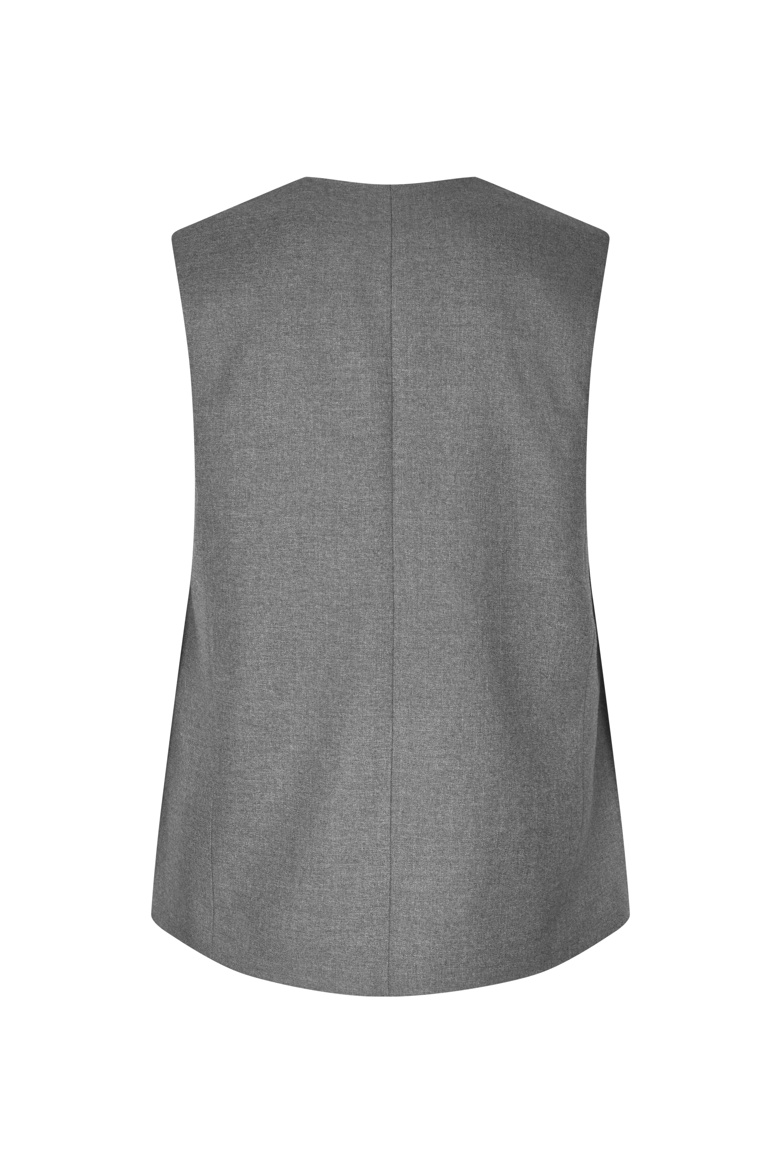 Samsøe Samsøe  Saleni vest - Grey Mel.