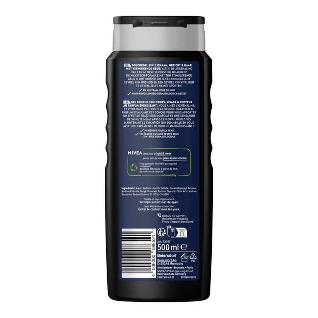 NIVEA MEN Deep Extreme Douchegel 500 ML
