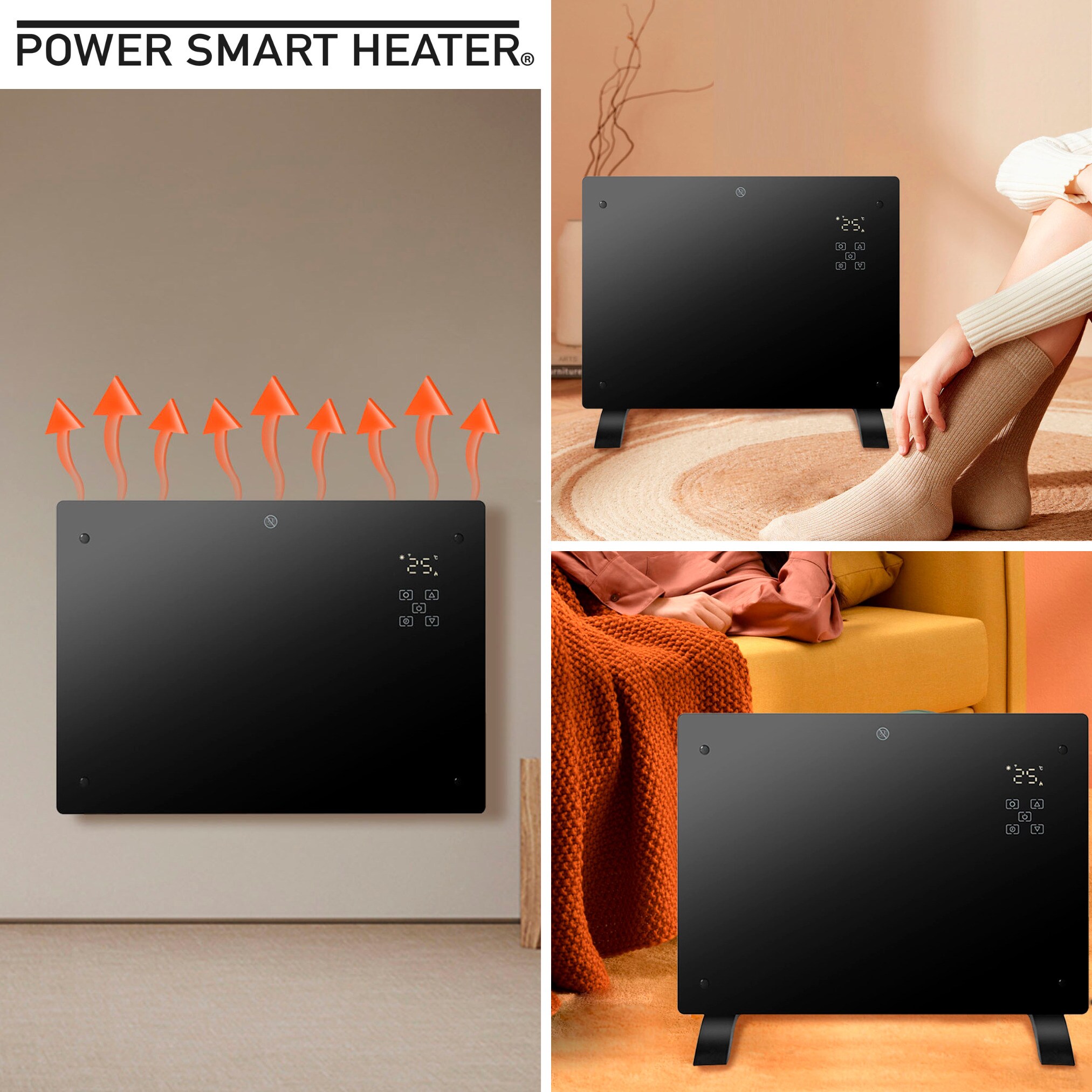 Best Direct® Elektroheizungmit App Steuerung, WiFi - Smart Heizkörper Power Smart Heater