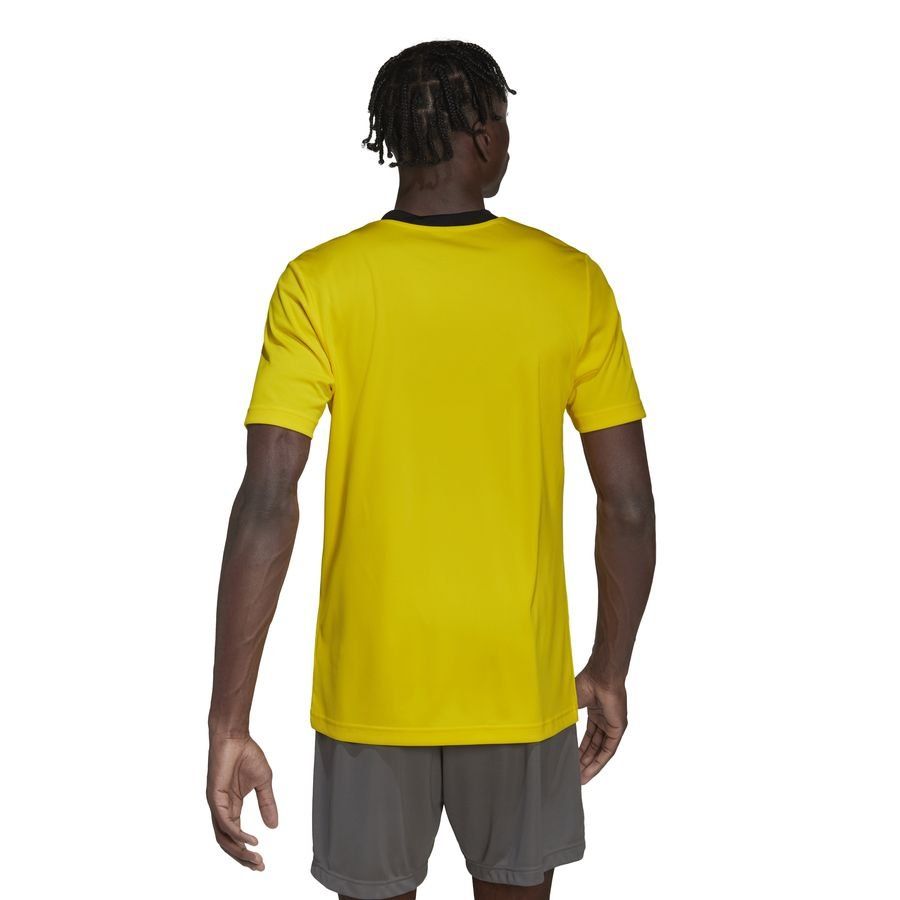 adidas T-shirt d'Entraînement Entrada 22 - Jaune/Noir