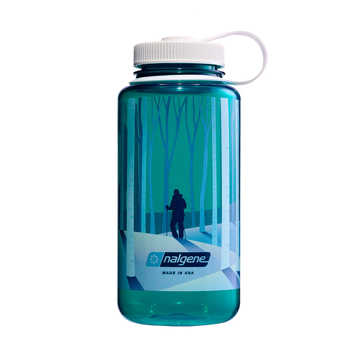 Nalgene Wide Mouth Sustain drikkedunk 1 L (Landscape Forest)
