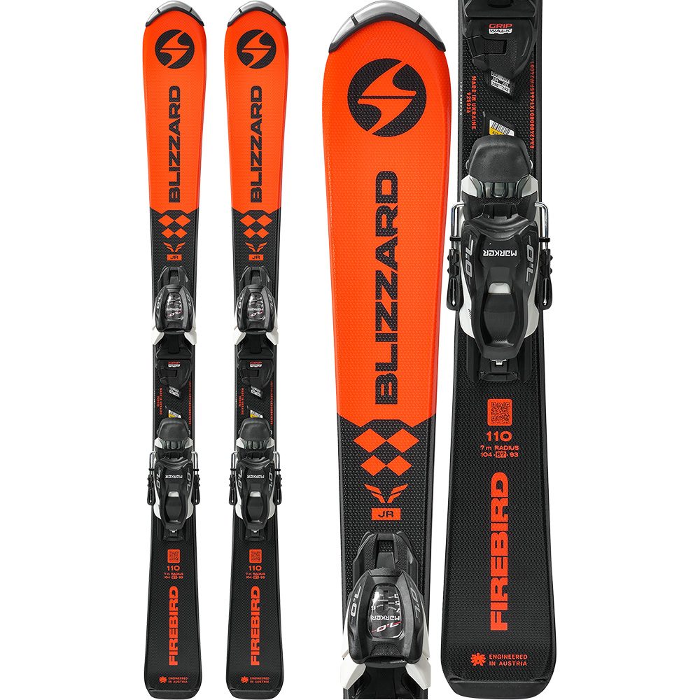 Blizzard Firebird JR 24/25 Kinderski inkl. FDT JR 4.5 Bindung (70-90cm)