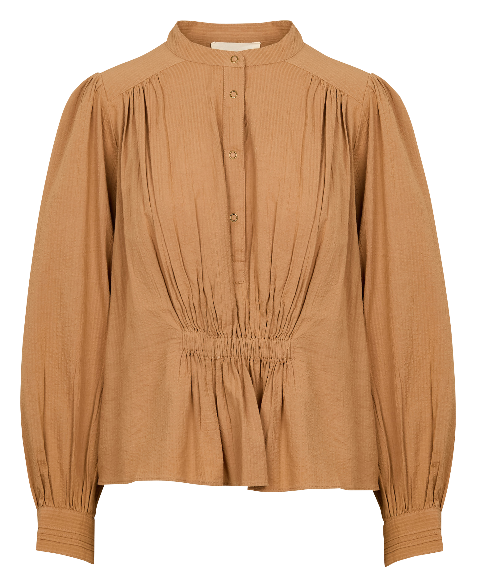 KAVINSKY - Blouse col rond en coton | Marron