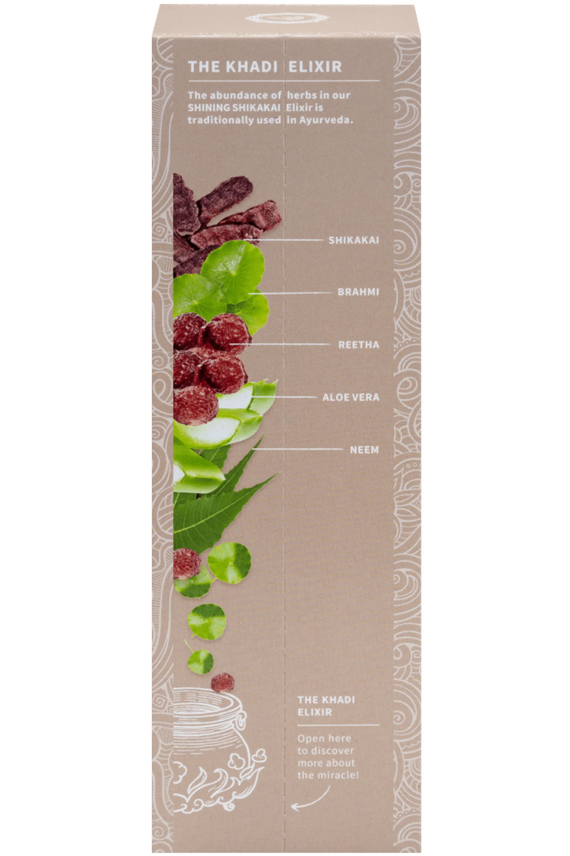 KHADI Shampoing hydratation & brillance ayurvédique Shikakai Shine-200 ml