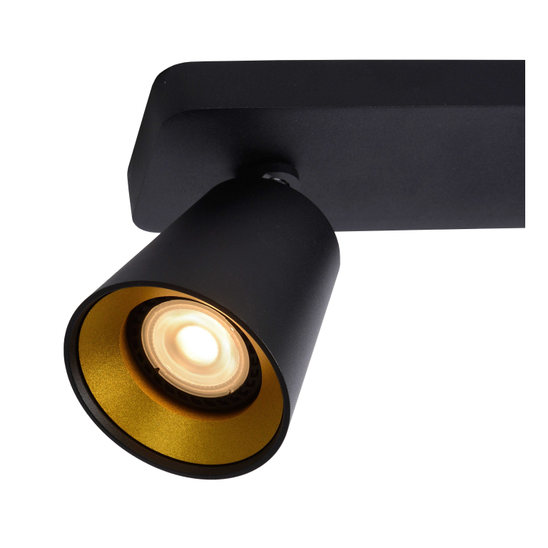 Lucide Turnon 2 spot zwart