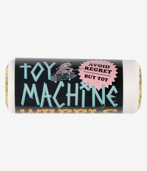 Toy Machine All Seeing Rollen (white yellow) 52mm 100A 4er Pack