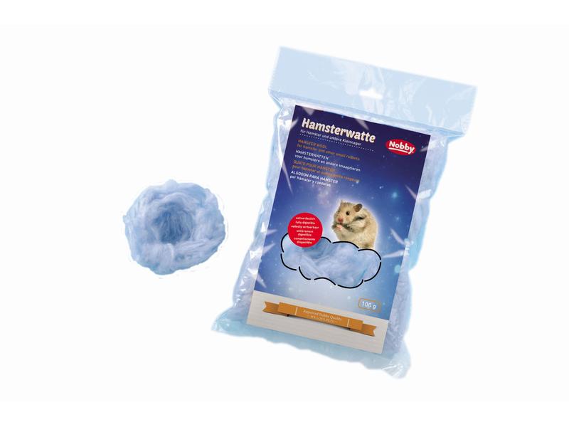 Nobby Hamsterwatte, 100 g Watte für Hamster und Kleinnager
