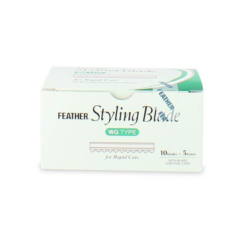 Boîte de 5 Paquets de 10 Lames Feather WG Type