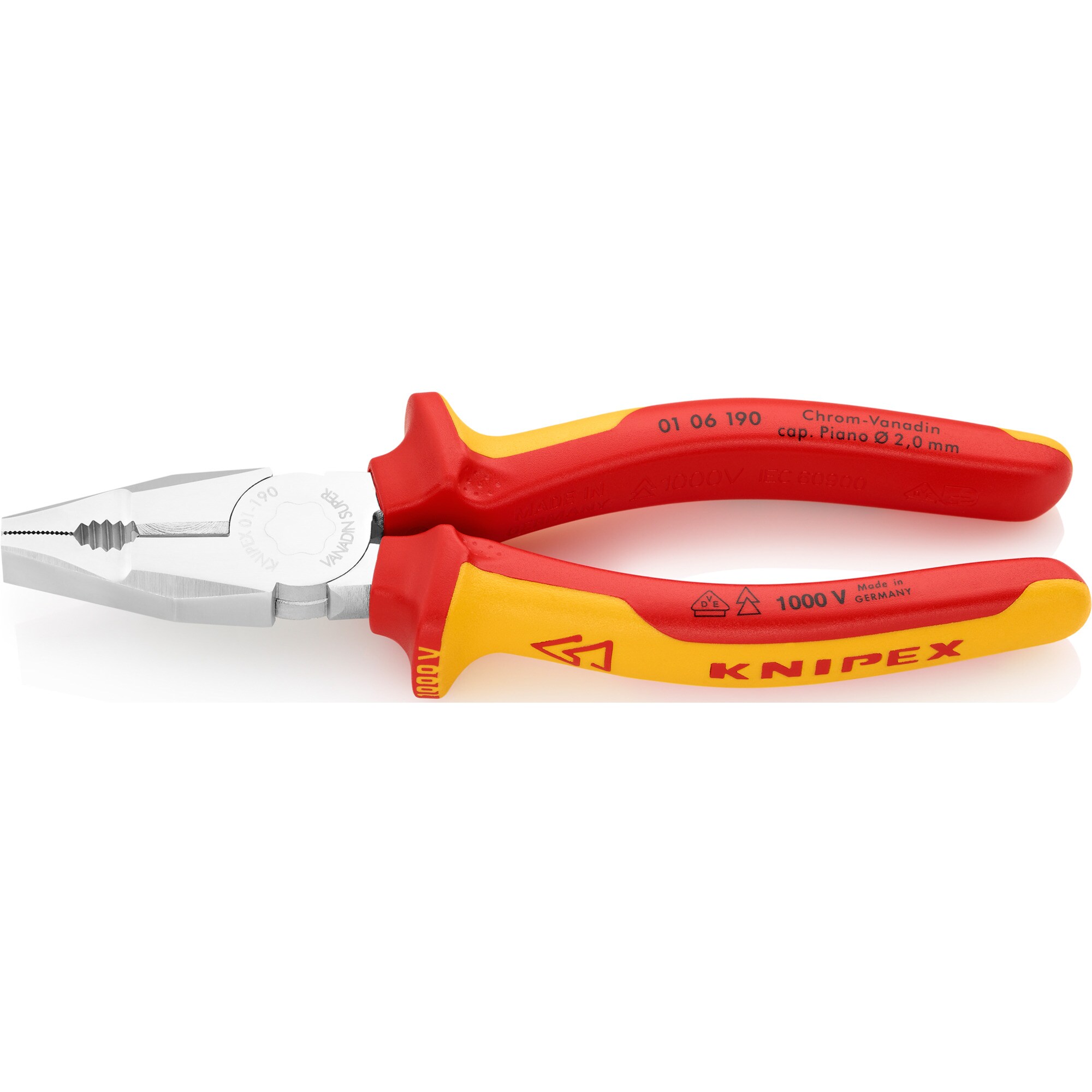 Knipex Kombizange Kombizange 01 06 190 VDE