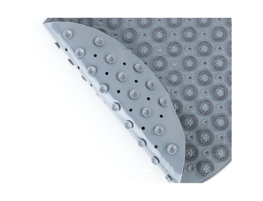 WENKO - Tapis de bain Tapis de massage pour la douche - gris