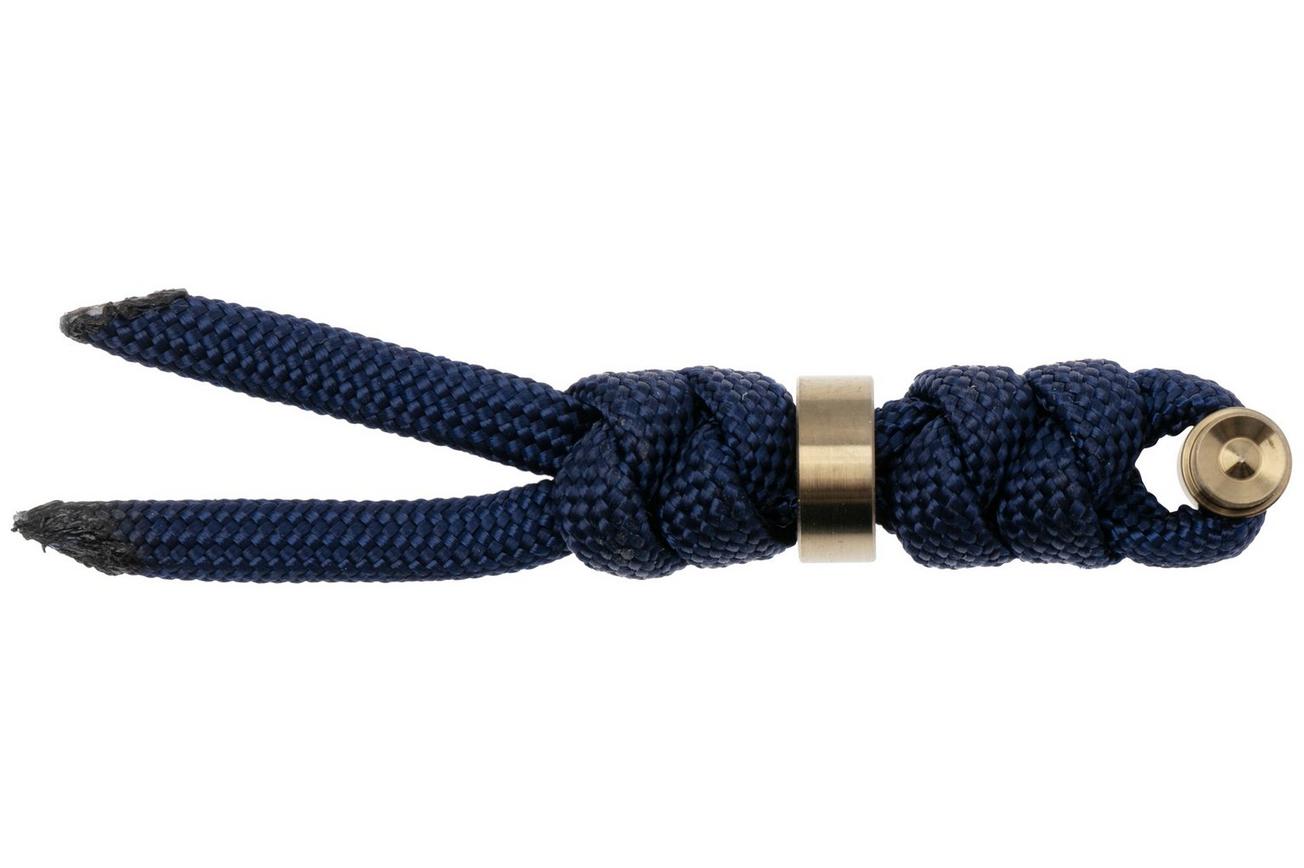 Chris Reeve Large Sebenza/Umnumzaan Lanyard with bead midnight/gold COM-7123