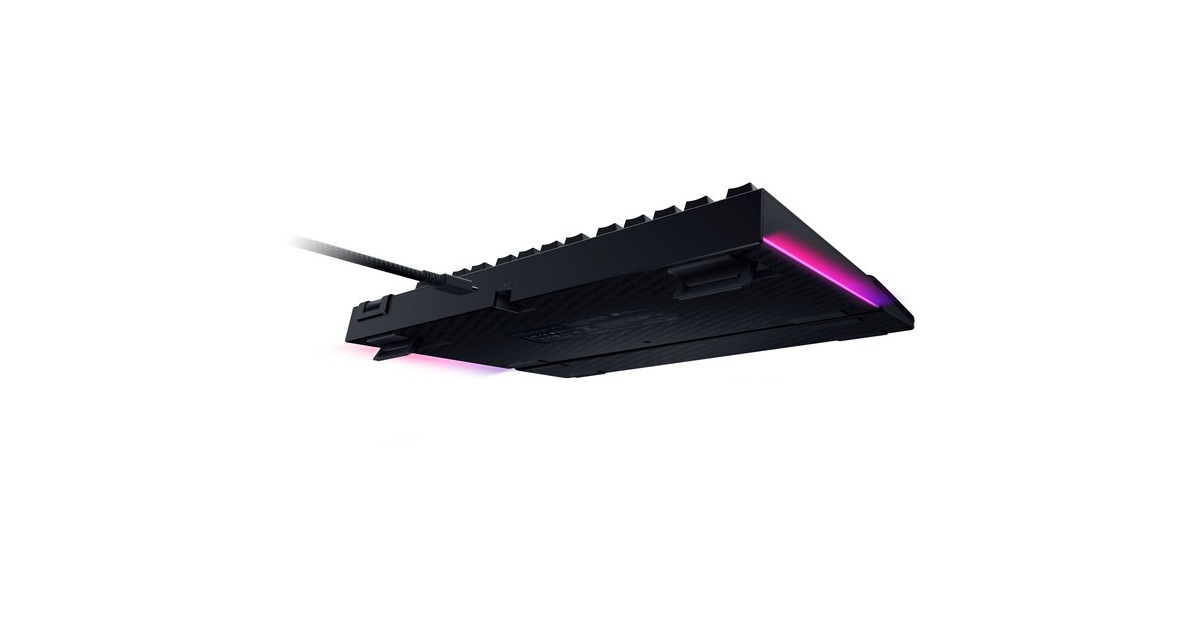 RazerBlackWidow V4 75%, gaming toetsenbord  (Zwart, US lay-out, Razer Orange, RGB leds, TKL, Doubleshot ABS, Hot-swappable)