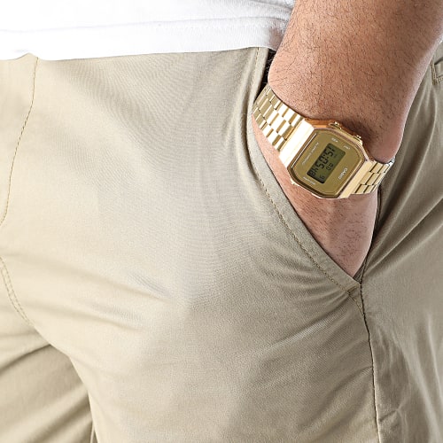 Short Chino Comfort Beige Foncé