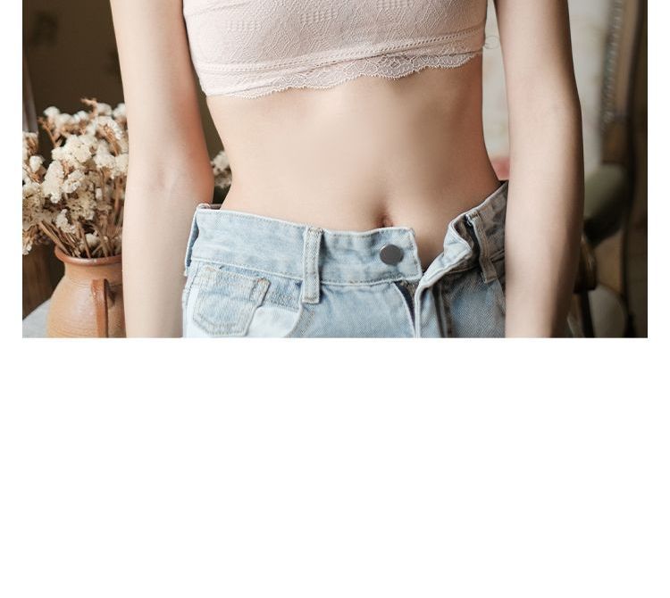 Sithon - Strapless bh zonder beugels van kant