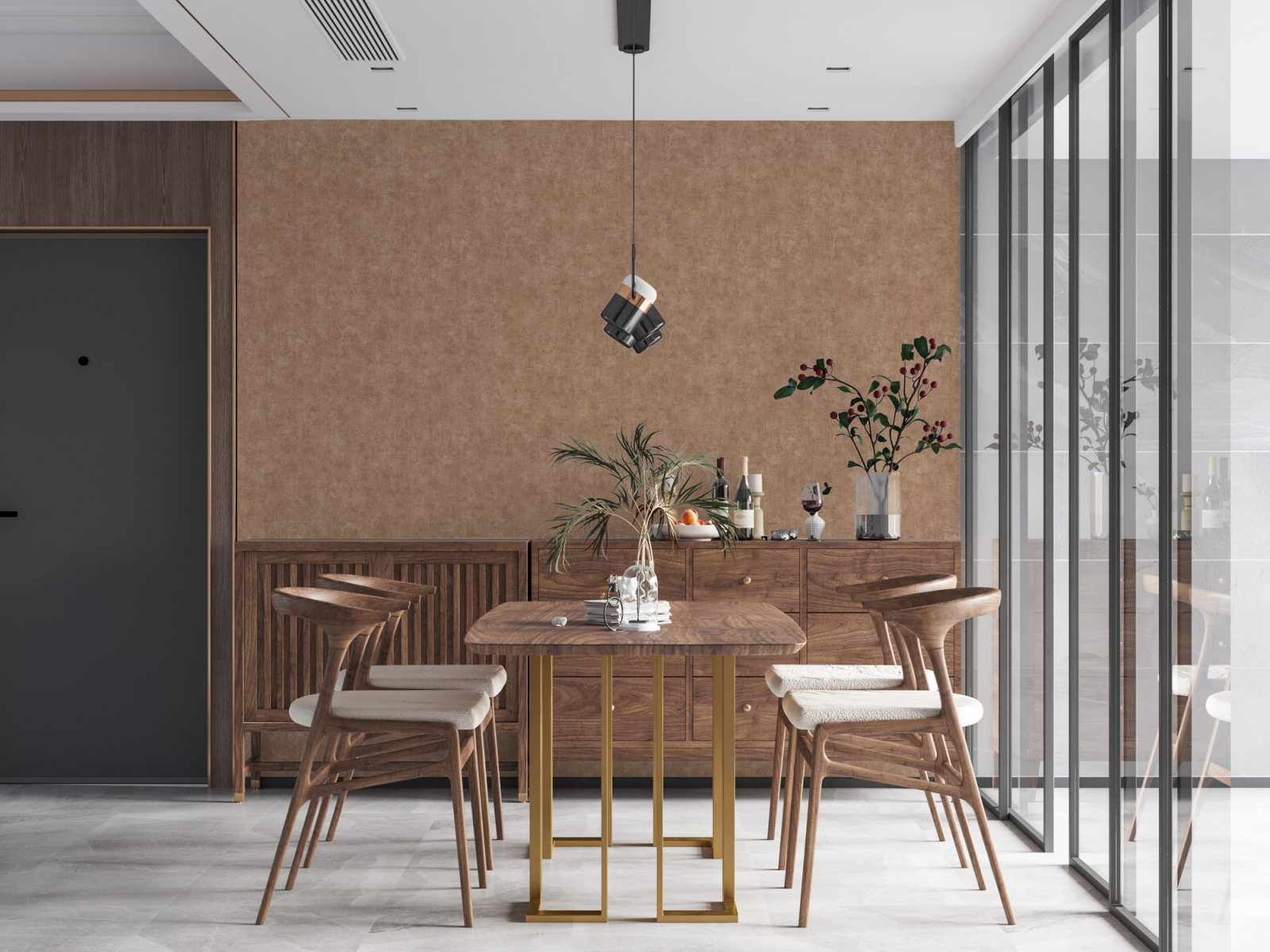 A.S. Creation Vliestapete - beige - uni - 10 Meter